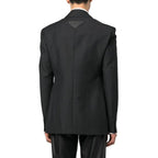 Prada Gray Wool Blazer Prada