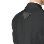 Prada Gray Wool Blazer Prada
