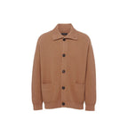 Prada Brown Cashmere Cardigan Prada
