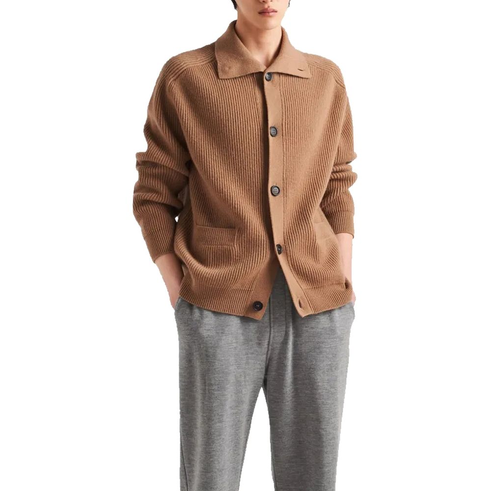 Prada Brown Cashmere Cardigan Prada