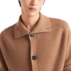 Prada Brown Cashmere Cardigan Prada