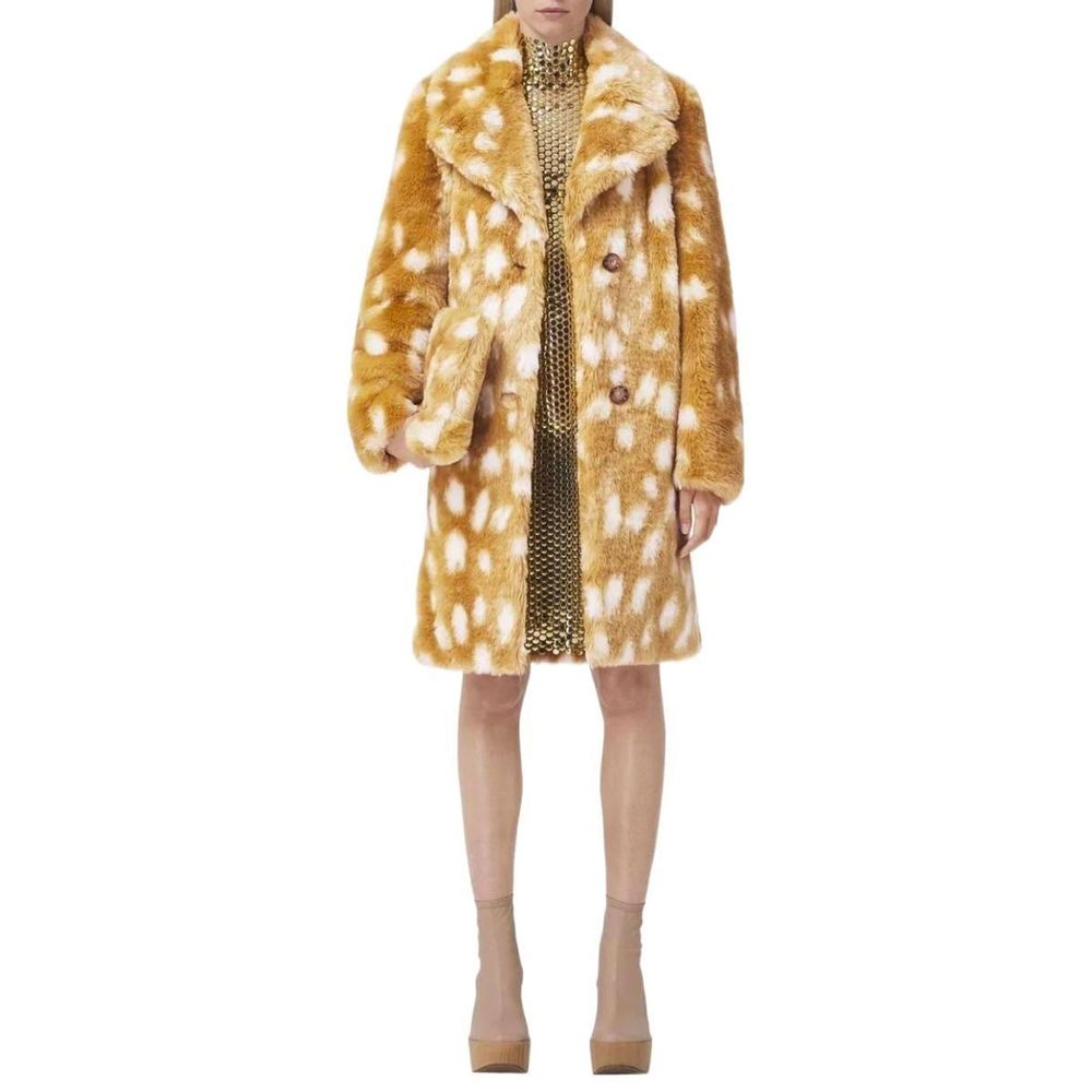 Burberry Beige Lambskin Coat Burberry