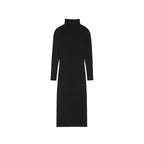 Saint Laurent Black Cashmere Casual Dress Saint Laurent