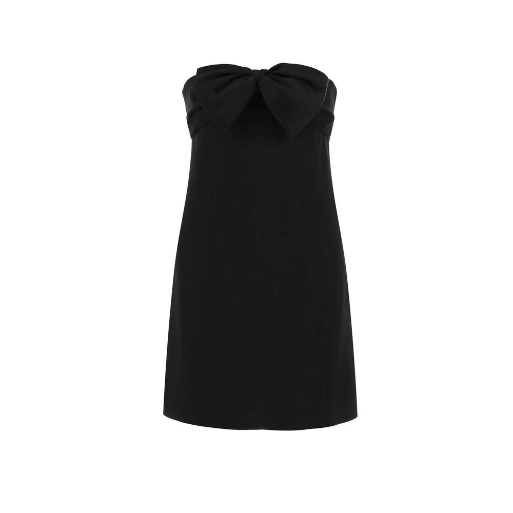 Saint Laurent Black Acetate Cocktail Dress Saint Laurent