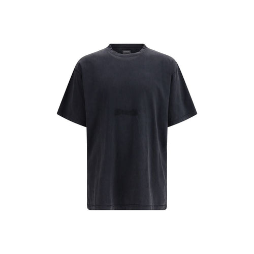 Balenciaga Black Cotton T-Shirt Balenciaga