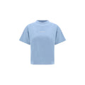 Balenciaga Blue Cotton T-Shirt Balenciaga