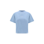 Balenciaga Blue Cotton T-Shirt Balenciaga
