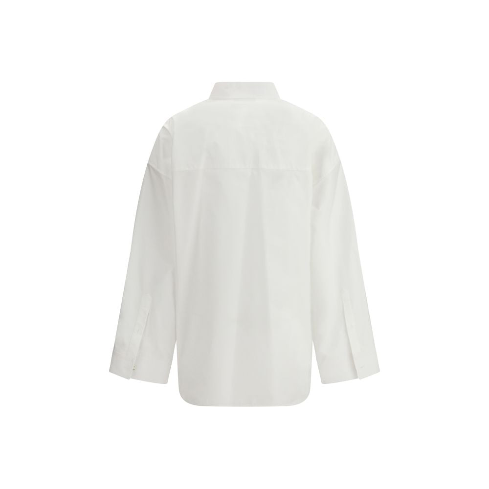 Balenciaga White Cotton Dress Shirt Balenciaga