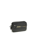 Valentino Garavani Black Calf Leather Bos Taurus Accessories Valentino Garavani
