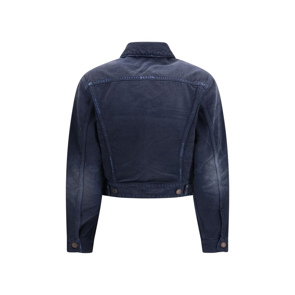 Balenciaga Blue Cotton Denim Jacket Balenciaga