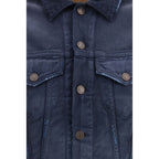 Balenciaga Blue Cotton Denim Jacket Balenciaga