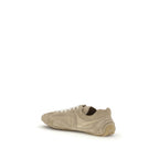 Prada Beige Lamb Ovis Aries Aries Athletic Sneakers Prada