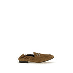 Gucci Brown Calf Leather Bos Taurus Slip-On Loafers Gucci