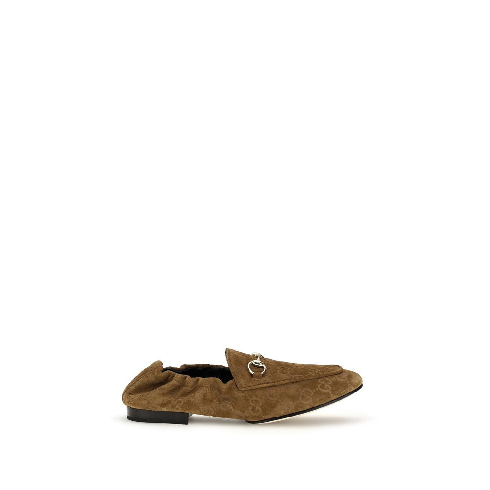 Gucci Brown Calf Leather Bos Taurus Slip-On Loafers Gucci