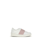 Valentino Garavani White Calf Leather Bos Taurus Sneakers Valentino Garavani