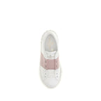 Valentino Garavani White Calf Leather Bos Taurus Sneakers Valentino Garavani
