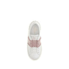 Valentino Garavani White Calf Leather Bos Taurus Athletic Sneakers Valentino Garavani