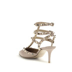 Valentino Garavani Gray Calf Leather Bos Taurus Pumps Valentino Garavani