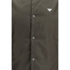 Prada Bicolor Nylon Bomber Prada