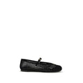 Prada Black Cotton Ballet Flats Prada