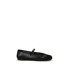 Prada Black Cotton Ballet Flats Prada