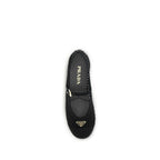 Prada Black Cotton Ballet Flats Prada