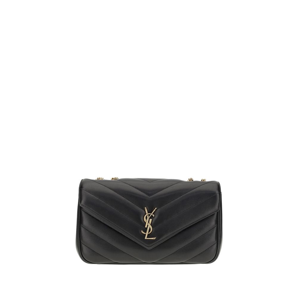 Saint Laurent Black Lamb Ovis Aries Aries Shoulder Bag Saint Laurent
