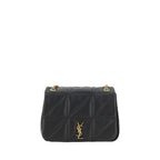 Saint Laurent Black Calf Leather Bos Taurus Shoulder Bag Saint Laurent