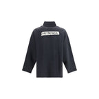 Balenciaga Black Cotton Sweatshirt Balenciaga