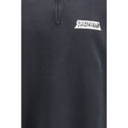 Balenciaga Black Cotton Sweatshirt Balenciaga