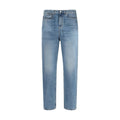 Gucci Blue Cotton Slim Fit Jeans Gucci