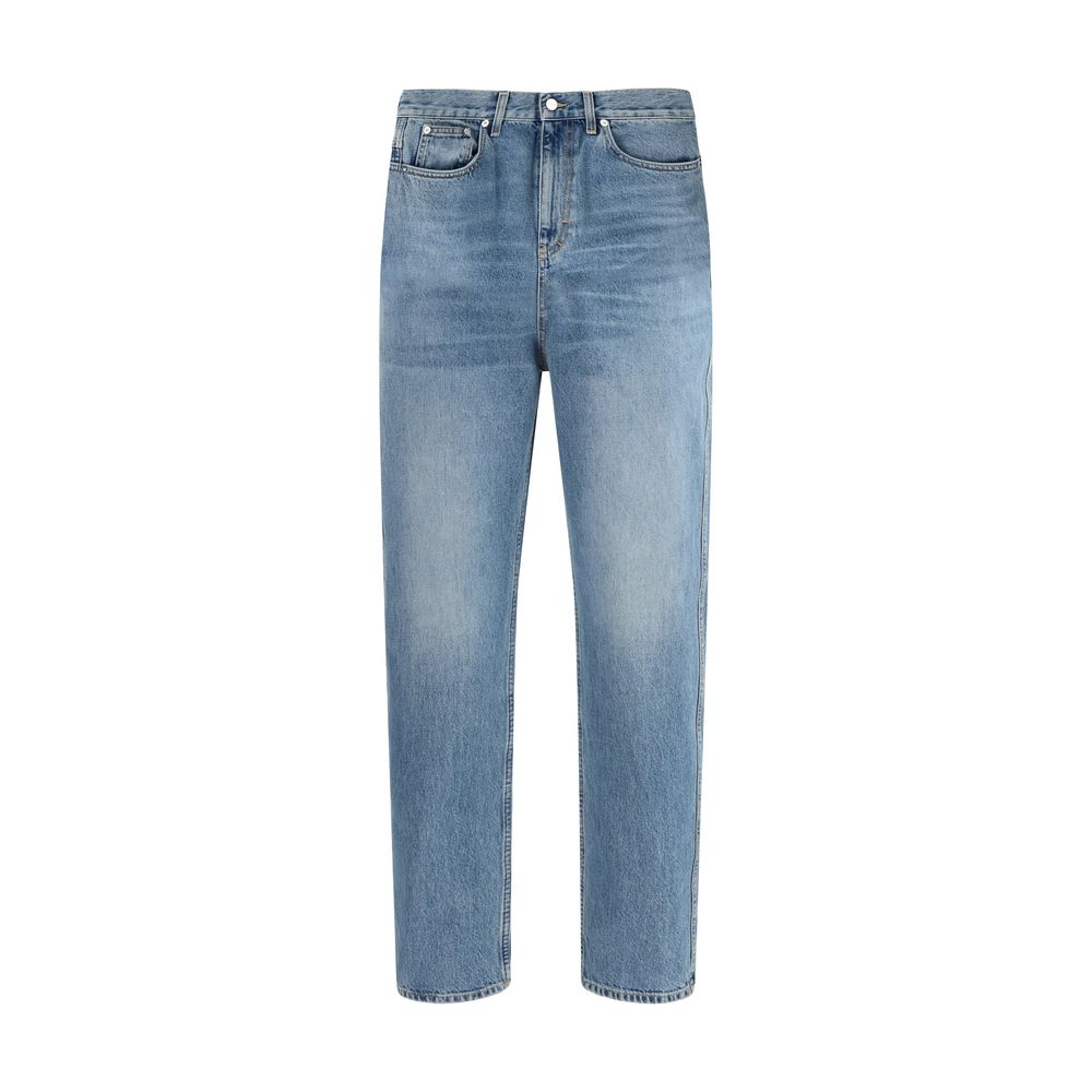 Gucci Blue Cotton Slim Fit Jeans Gucci