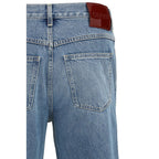Gucci Blue Cotton Slim Fit Jeans Gucci