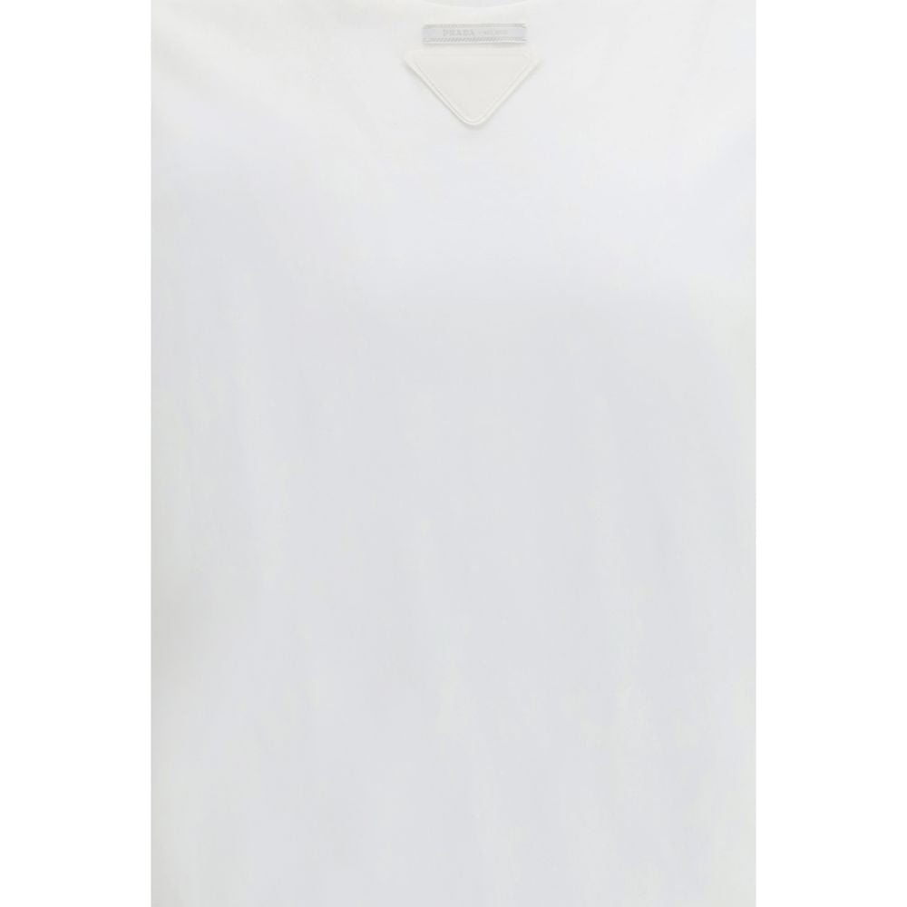 Prada White Cotton T-Shirt Prada