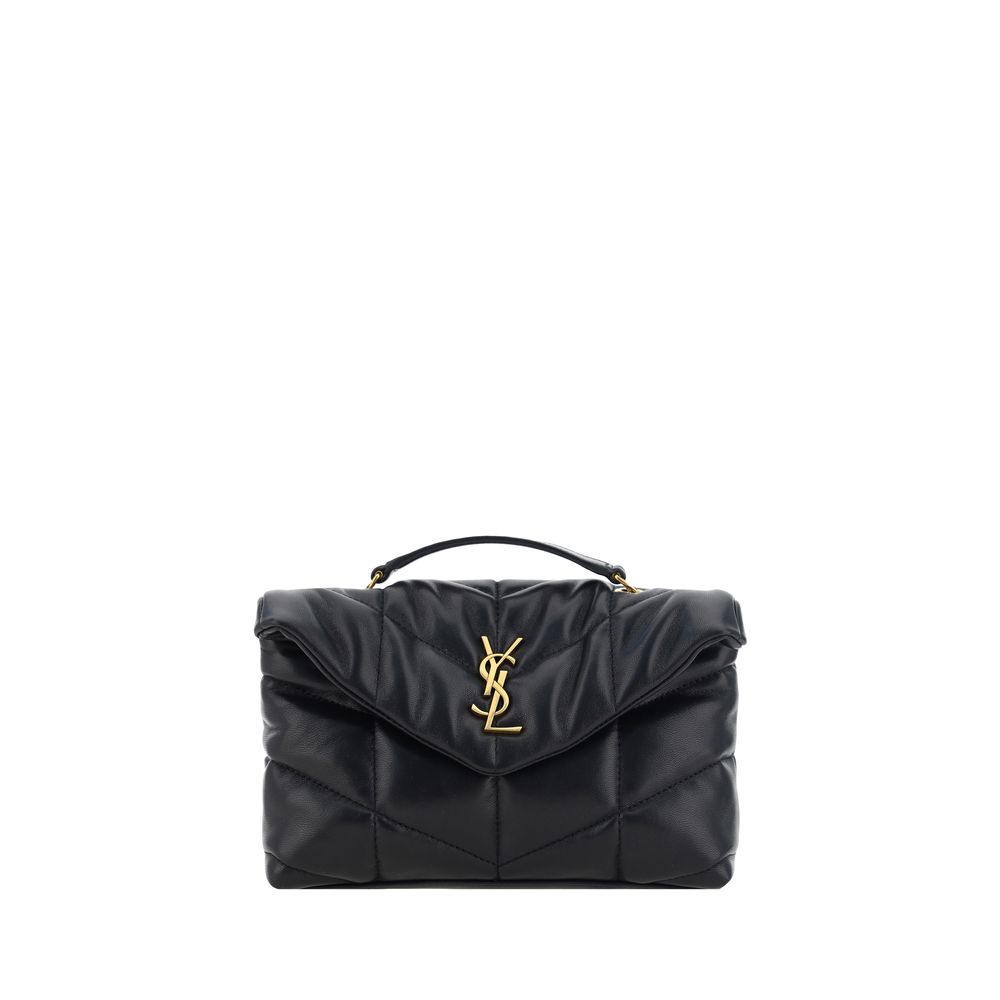 Saint Laurent Black Lamb Ovis Aries Aries Shoulder Bag Saint Laurent