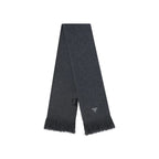 Prada Gray Cashmere Scarf Prada