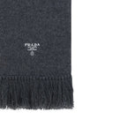 Prada Gray Cashmere Scarf Prada