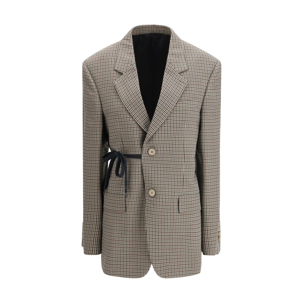 Balenciaga Multicolor Lyocell Coat Balenciaga