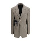Balenciaga Multicolor Lyocell Coat Balenciaga