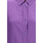 Gucci Purple Silk Shirt Gucci