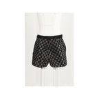 Gucci Black Viscose Bermuda Shorts Gucci