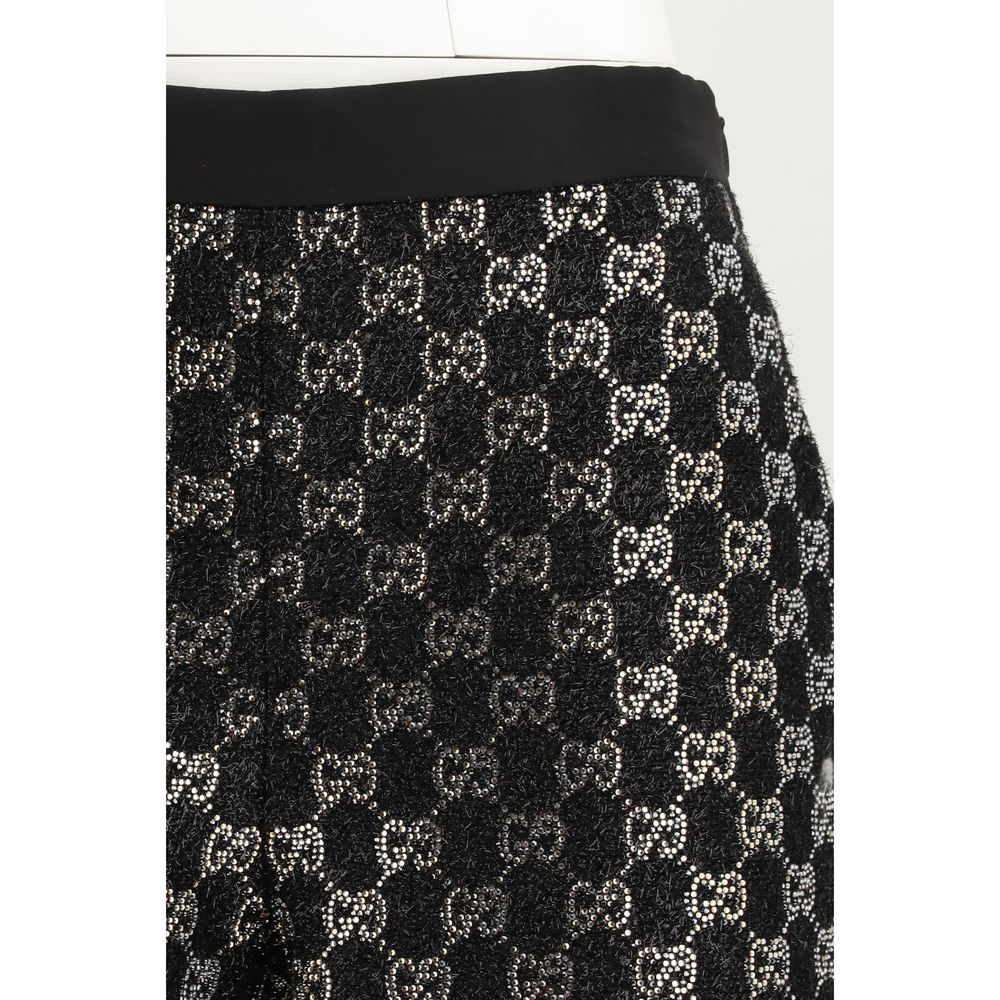 Gucci Black Viscose Bermuda Shorts Gucci