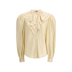 Gucci Beige Silk Shirt Gucci