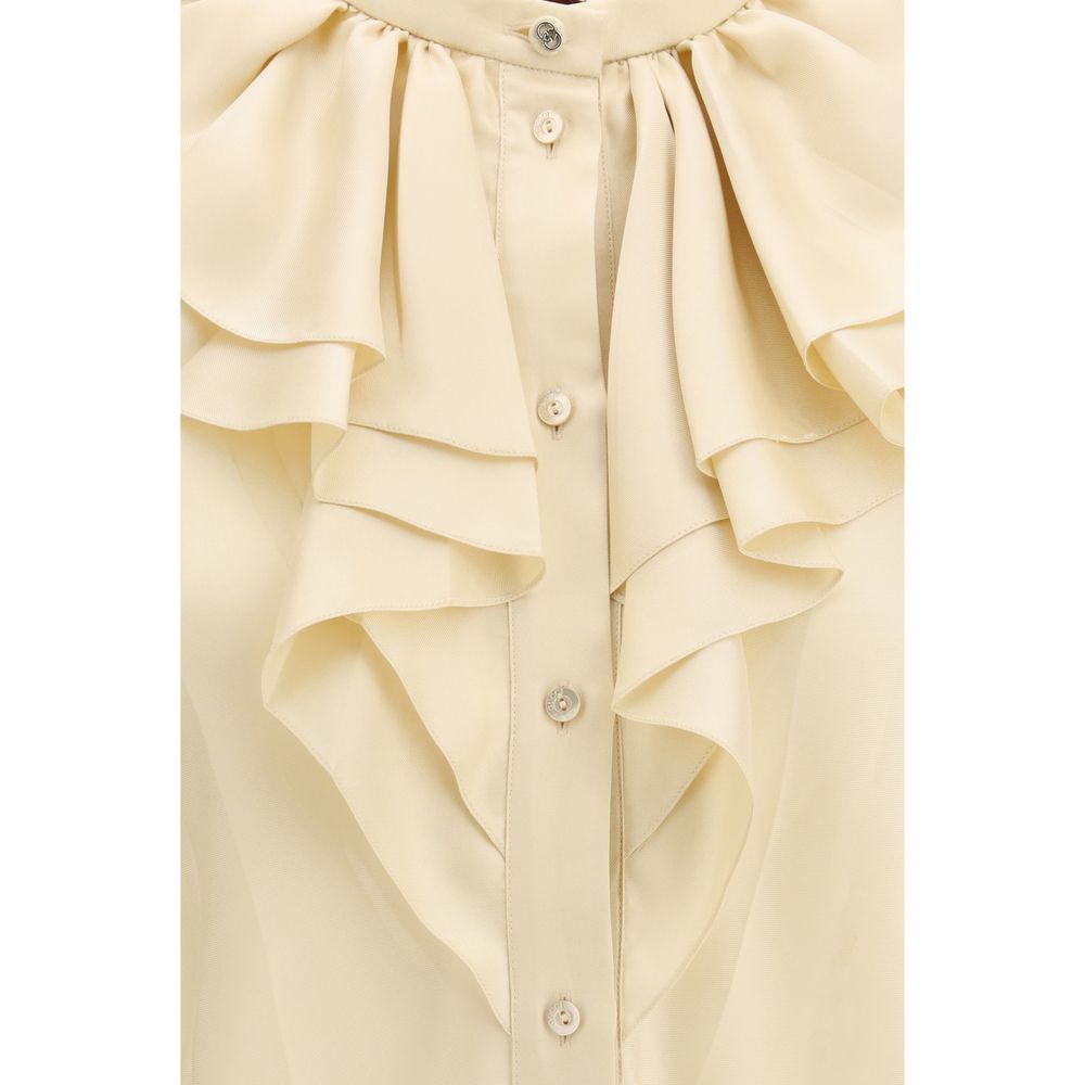 Gucci Beige Silk Shirt Gucci
