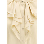 Gucci Beige Silk Shirt Gucci