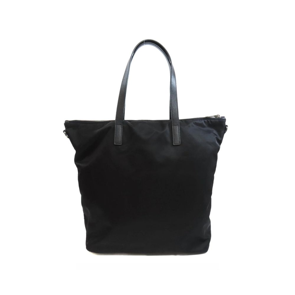 Prada Black Nylon Tote Bag Prada