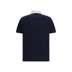 Gucci Blue Cotton Polo Shirt Gucci