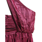 Saint Laurent Fuchsia Viscose Short Dress Saint Laurent