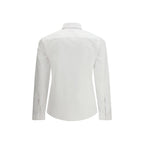 Burberry White Cotton Dress Shirt Burberry