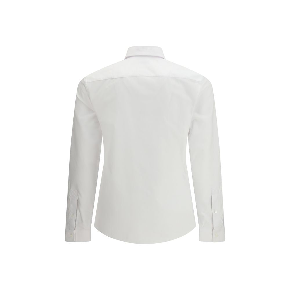 Burberry White Cotton Dress Shirt Burberry